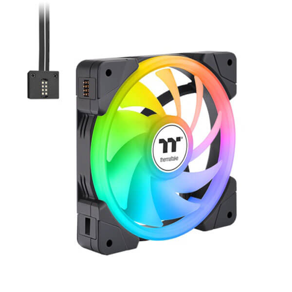 Thermaltake Swafan EX14 ARGB Premium Edition 140mm Cabinet Fan, Triple Pack
